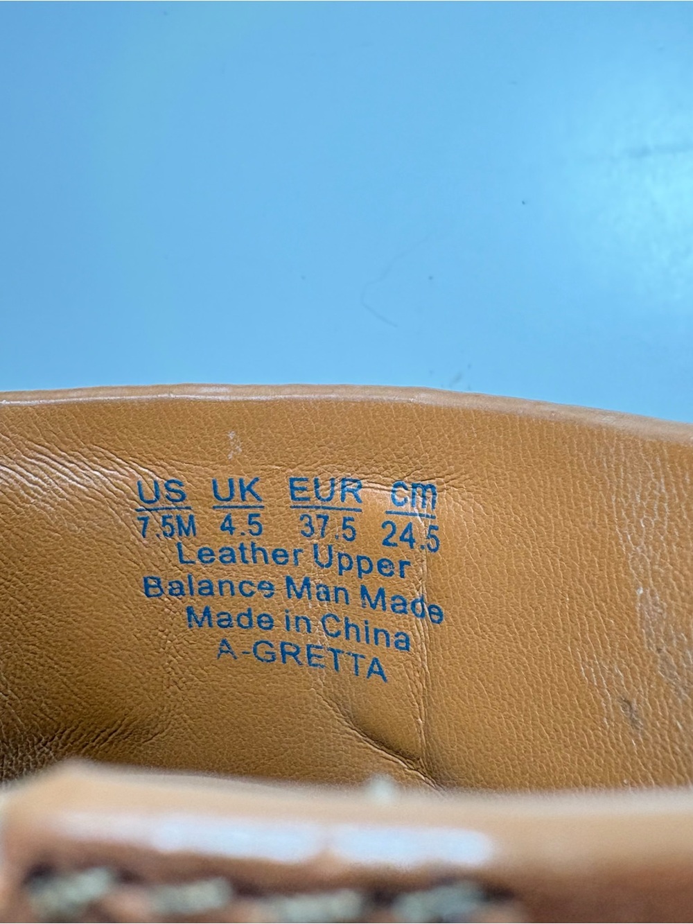 Franco Sarto A-Gretta Leather Sandals Women’s Size 7.5M Cognac Brown - Picture 11 of 15